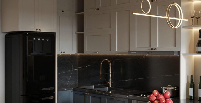 Căn hộ studio Vinhomes Smart city diện tích 47,5m2. Thiết kế - thi công trọn gói 369 design.