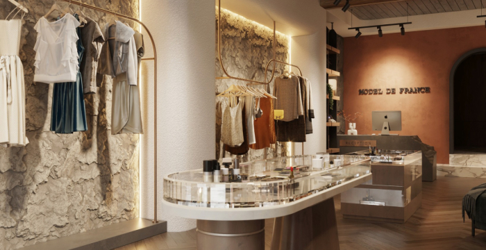 Cửa hàng thời trang với tone màu cực chill. Thiết kế - thi công trọn gói 369 design